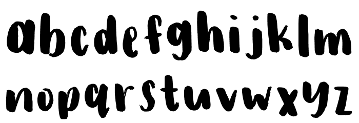 Joyce Regular Font LOWERCASE