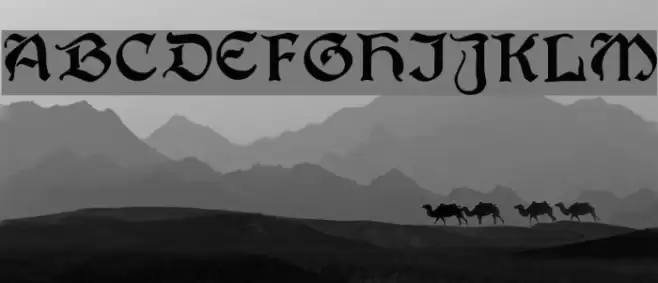 Joyeuse!` Font examples
