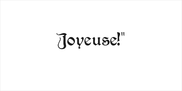 Joyeuse!" Logo