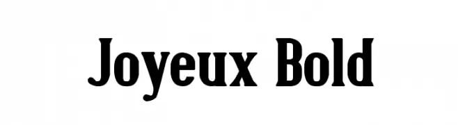 Joyeux Bold  免费字体下载