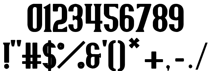 Joyeux Bold Font OTHER CHARS