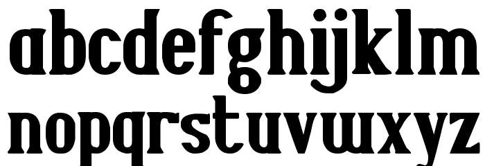 Joyeux Bold Font LOWERCASE