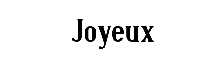 Joyeux Font