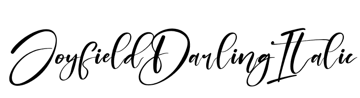 Joyfield Darling Italic  Frei Schriftart Herunterladen