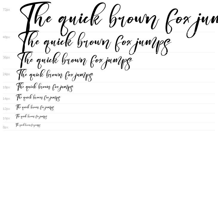 Joyfield Darling Italic Waterfall