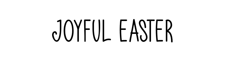 Joyful Easter  フリーフォントのダウンロード
