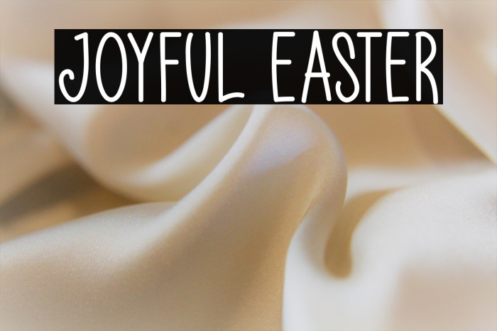 Joyful Easter Example 2