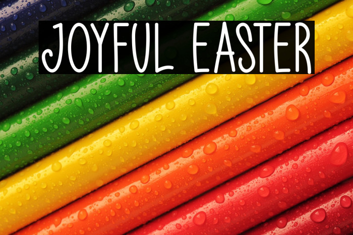 Joyful Easter Example 3