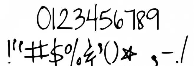 Joyful Juliana Font OTHER CHARS