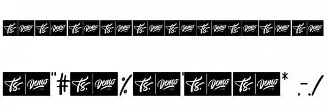 Joyful Unicorn Font OTHER CHARS