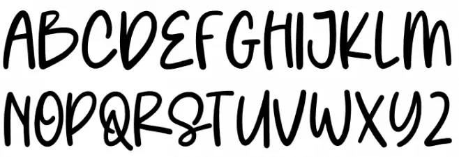 Joyful Unicorn Шрифта ВЕРХНИЙ