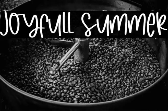 Joyfull Summer Font examples