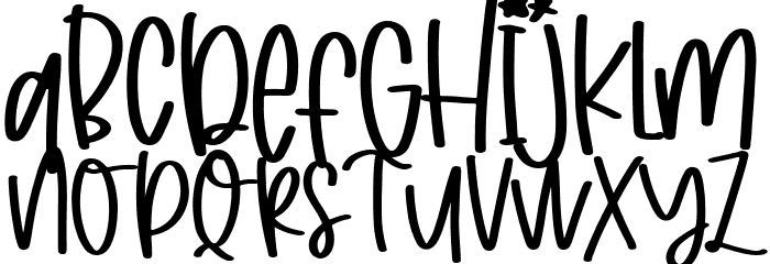 Joyfull Summer Font LOWERCASE