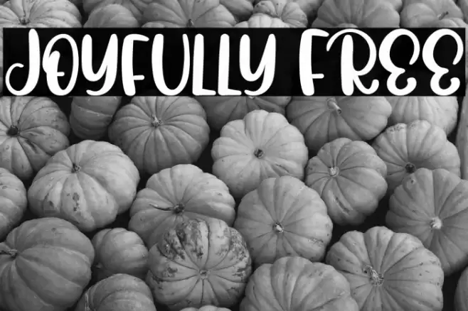 Joyfully FREE Font examples