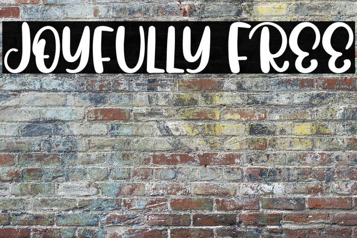 Joyfully FREE Example 3