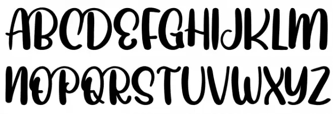 Joyfully FREE Font LOWERCASE