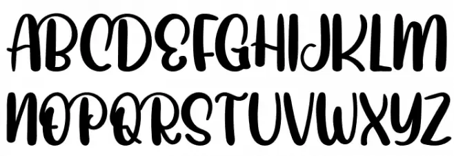 JoyfullyFREE 字体 大写
