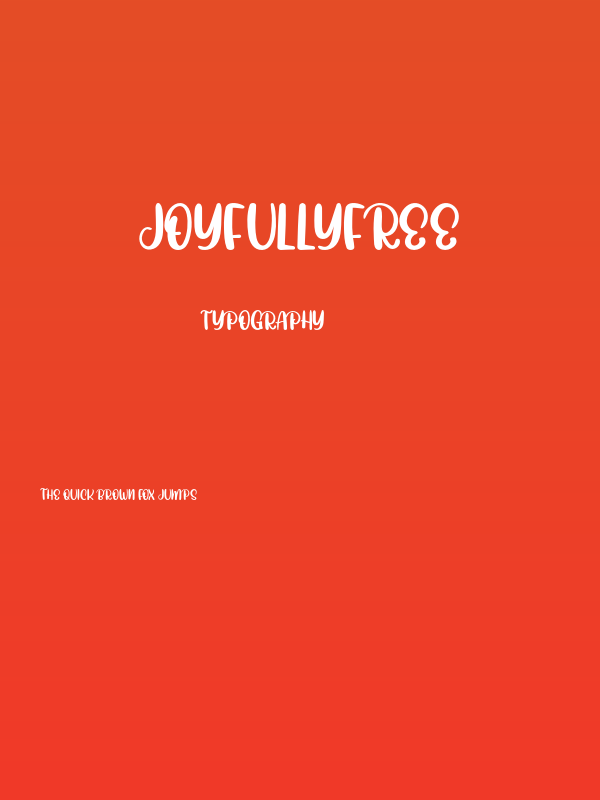 JoyfullyFREE Poster