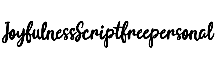 Joyfulness-Scriptfreepersonal  नि: शुल्क फ़ॉन्ट्स डाउनलोड