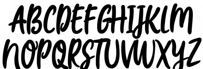Joyfulness-Scriptfreepersonal Polices MAJUSCULES
