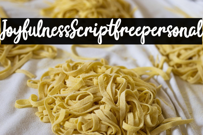 Joyfulness-Scriptfreepersonal Example 1