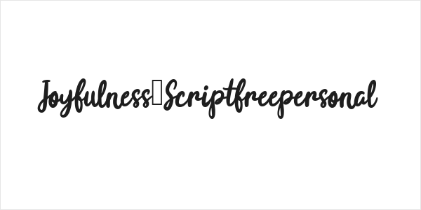 Joyfulness-Scriptfreepersonal Logo