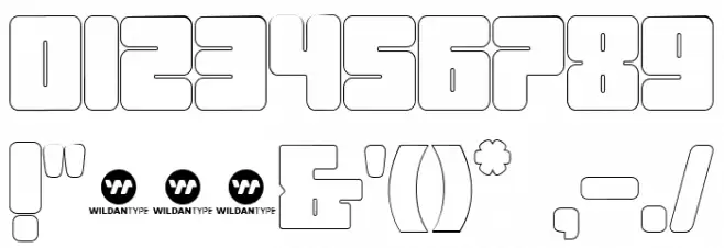 Joygist [Demo] Outline Шрифта ДРУГИЕ символов