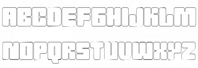 Joygist [Demo] Outline Шрифта ВЕРХНИЙ