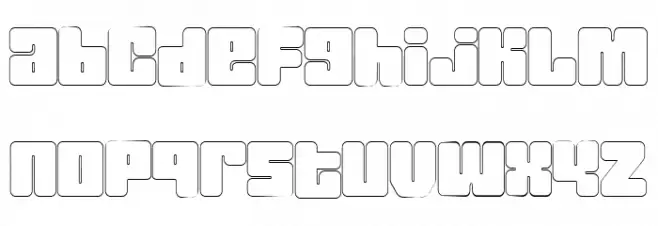 Joygist [Demo] Outline Шрифта строчной
