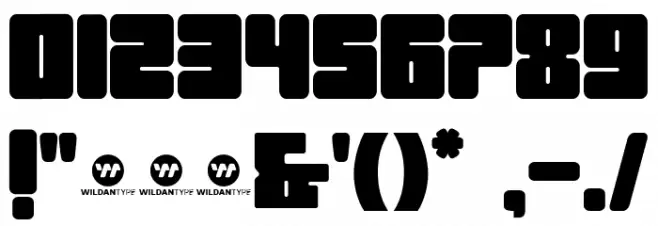 Joygist [Demo] Regular Шрифта ДРУГИЕ символов