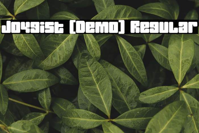 Joygist [Demo] Regular Example 2