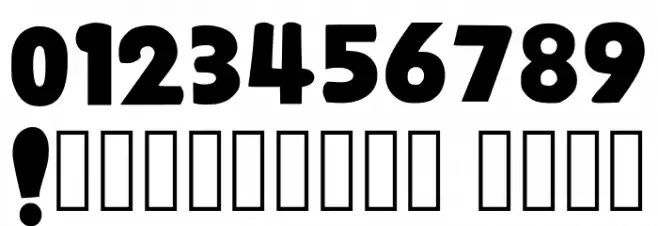 Joykids Regular Font OTHER CHARS