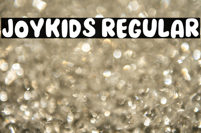 Joykids Regular Example 1