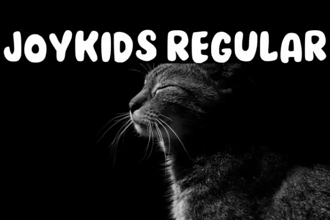Joykids Regular Font examples