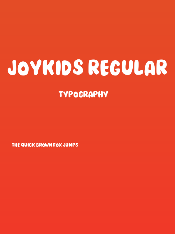 Joykids Regular Poster