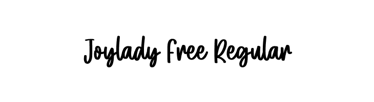 Joylady Free Regular  フリーフォントのダウンロード