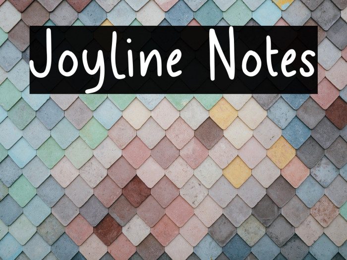 Joyline Notes Example 1