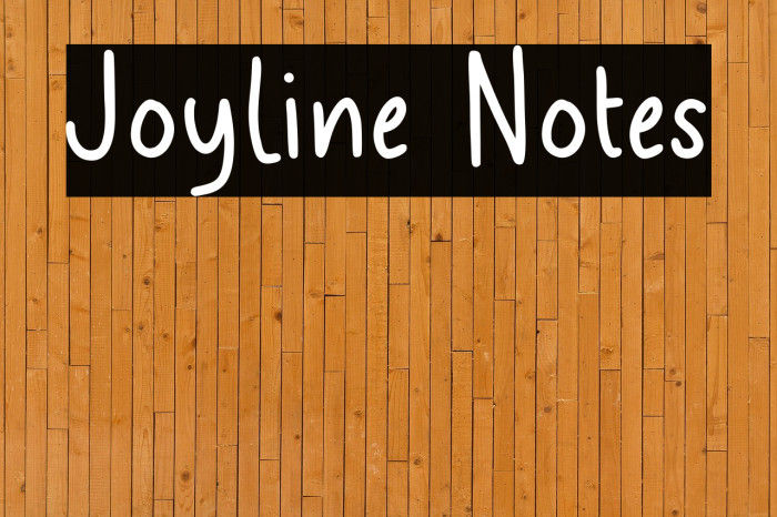 Joyline Notes Example 2