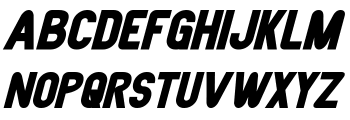 Joystick Bold Italic Font LOWERCASE