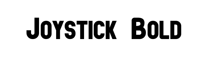 Joystick Bold フォント