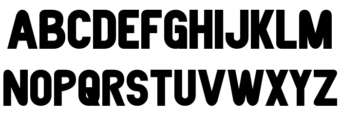 Joystick Bold Font LOWERCASE