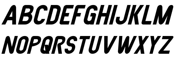 Joystick Italic Font LOWERCASE