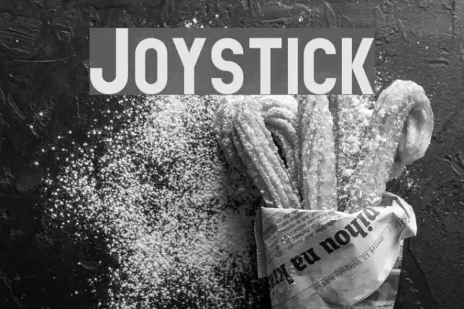 Joystick Font examples