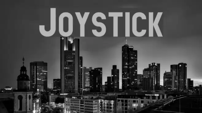 Joystick Font examples