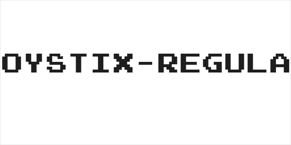 Joystix-Regular Logo