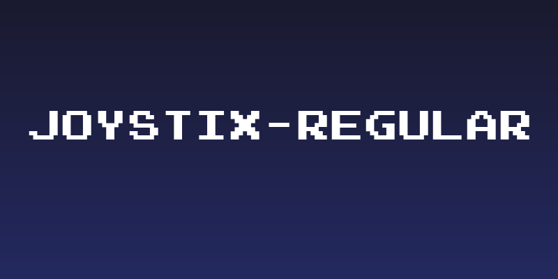 Joystix-Regular Social Header