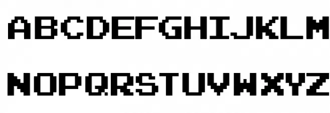 Joystix Шрифта ВЕРХНИЙ