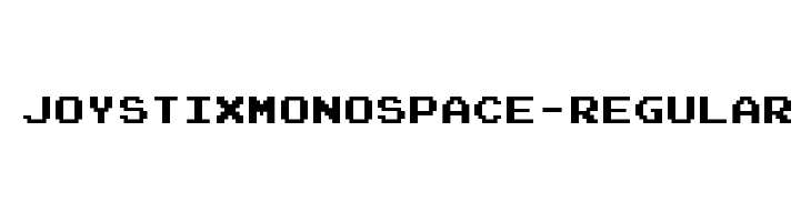 JoystixMonospace-Regular  नि: शुल्क फ़ॉन्ट्स डाउनलोड