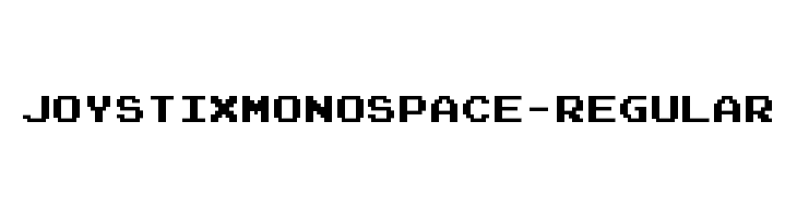 JoystixMonospace-Regular  नि: शुल्क फ़ॉन्ट्स डाउनलोड