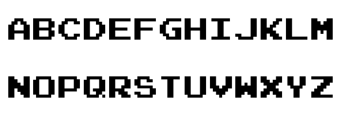 JoystixMonospace-Regular Font LOWERCASE
